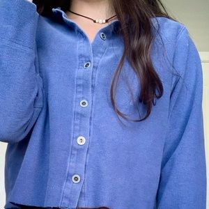 Long Sleeve Cropped Shirt
